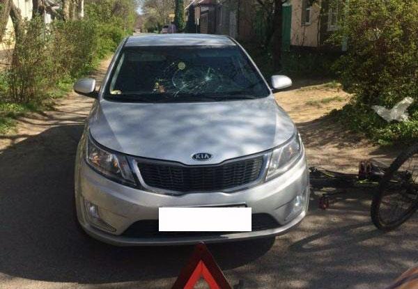 16-летний велосипедист попал под колеса иномарки в Ставрополе